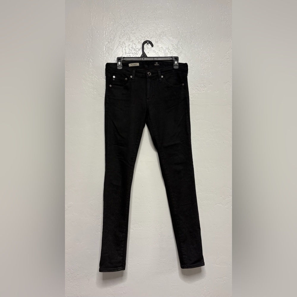 Womens size 29R black skinny jeans, #H1167